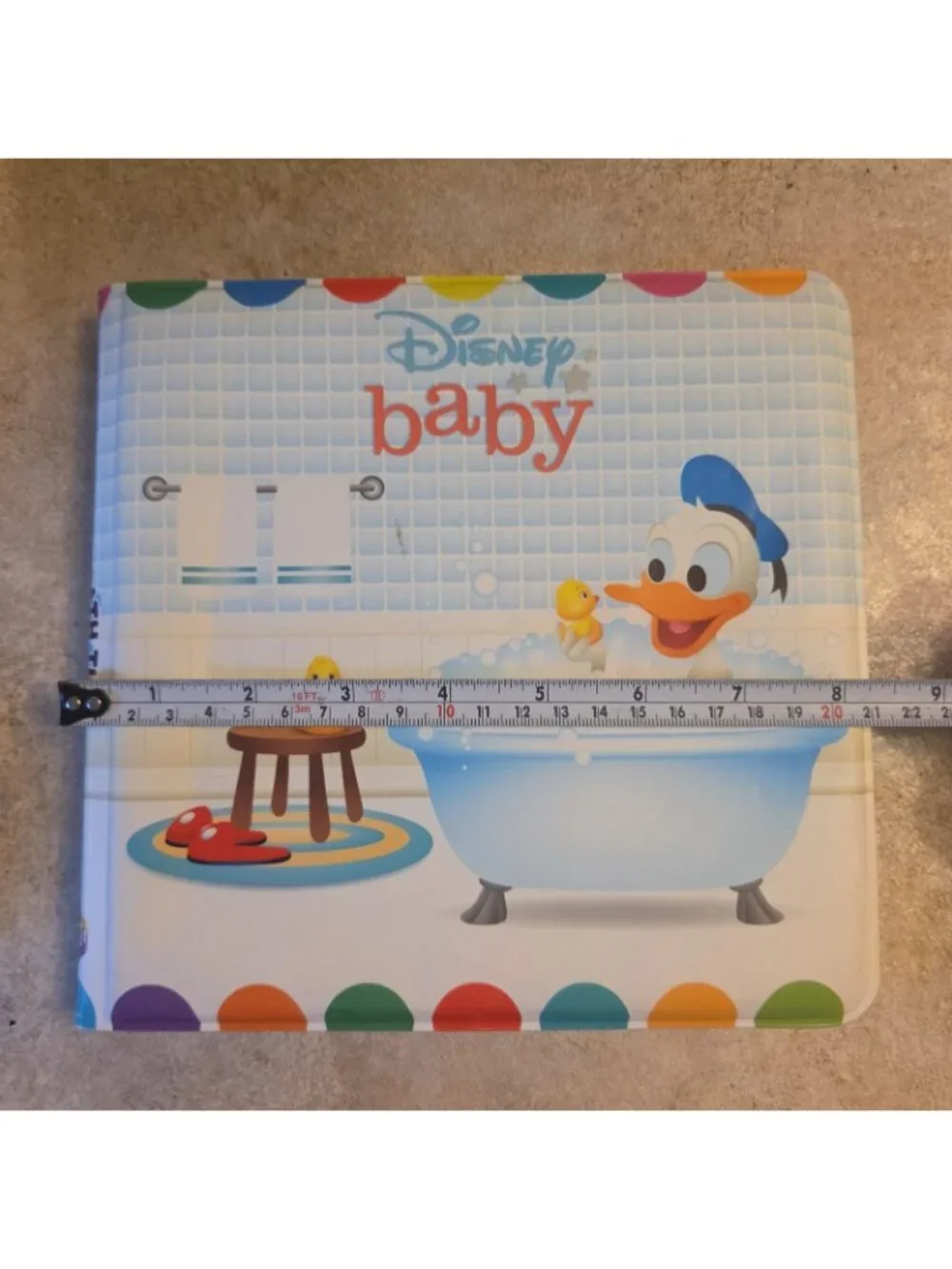 Disney Baby Bath Time Book Soft Spongy Lightweight